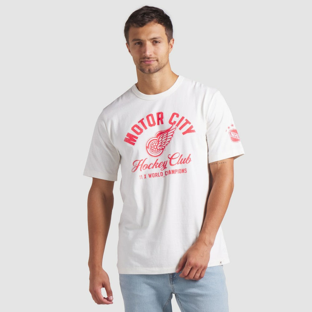NHL Detroit Red Wings Fanatics Decades Collection Timeless T-Shirt - White