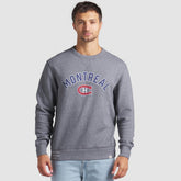 NHL Montreal Canadiens Fanatics Decades Collection Legendary Fleece Pullover Sweatshirt - Heather Gray