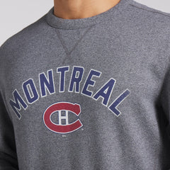 NHL Montreal Canadiens Fanatics Decades Collection Legendary Fleece Pullover Sweatshirt - Heather Gray