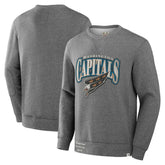 NHL Washington Capitals Fanatics Decades Collection Legendary Fleece Pullover Sweatshirt - Heather Gray