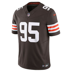 NFL Myles Garrett Cleveland Browns Team Vapor F.U.S.E. Limited Jersey - Brown