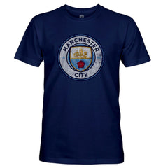 Manchester City 1863FC Badge T-Shirt Navy