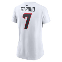 C.J. Stroud Houston Texans Women's Player Name & Number T-Shirt White