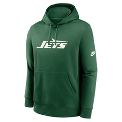 New York Jets Rewind Club Logo Pullover Hoodie Green