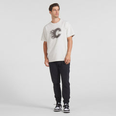 NHL Calgary Flames Fanatics Made in Canada T-Shirt - Cream