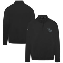 Cleveland Guardians Levelwear Murray Nightfall Quarter-Zip Top - Black Tops