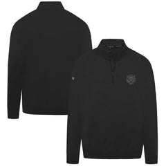 Detroit Tigers Levelwear Murray Nightfall Quarter-Zip Top - Black Tops