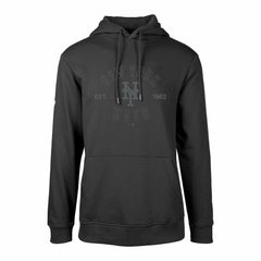 New York Mets Levelwear Podium Abyssal Pullover Hoodie - Black Hoodies