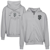 San Francisco Giants Levelwear Uphill Abyssal Full-Zip Hoodie - Gray Hoodies