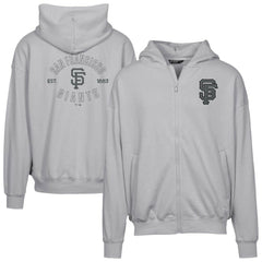 San Francisco Giants Levelwear Uphill Abyssal Full-Zip Hoodie - Gray Hoodies