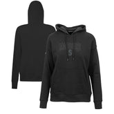 Seattle Mariners Levelwear Women's Adorn Darkmoon Pullover Hoodie - Black Hoodies