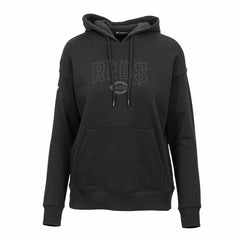 Cincinnati Reds Levelwear Women's Adorn Darkmoon Pullover Hoodie - Black Hoodies