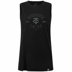 Minnesota Twins Levelwear Women's Influx Abyssal Tank Top - Black Tanks