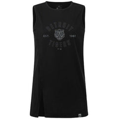 Detroit Tigers Levelwear Women's Influx Abyssal Tank Top - Black Tanks