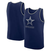Dallas Cowboys Logo Athletic Unmatched Success Tank Top Navy