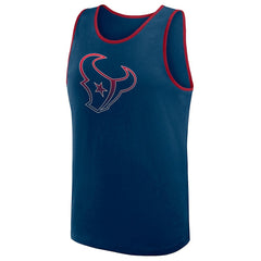 Houston Texans Logo Athletic Unmatched Success Tank Top Navy