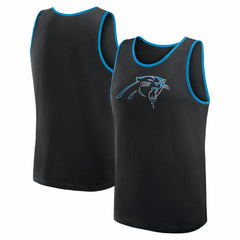 Carolina Panthers Logo Athletic Unmatched Success Tank Top Black