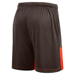 Cleveland Browns Logo Athletic Best of the Best Shorts Brown