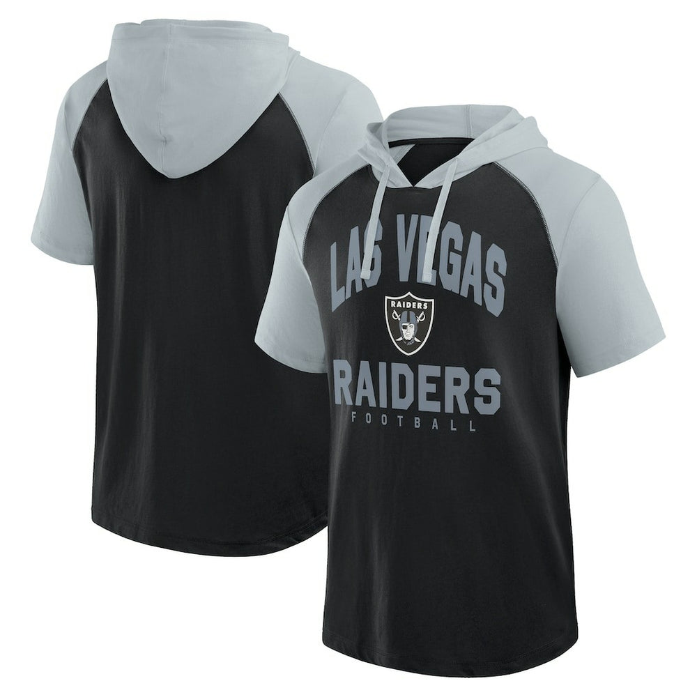 Las Vegas Raiders Logo Athletic Prime Hoodie T-Shirt Black