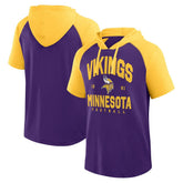 Minnesota Vikings Logo Athletic Prime Hoodie T-Shirt Purple