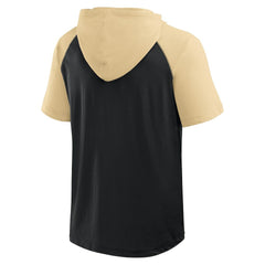 New Orleans Saints Logo Athletic Prime Hoodie T-Shirt Black
