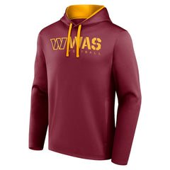 Washington Commanders Logo Athletic Head Start Pullover Hoodie Burgundy