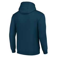 Denver Broncos Starter Shield Logo Pullover Hoodie Navy