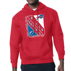 Buffalo Bills Starter Shield Logo Pullover Hoodie Red