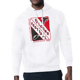 Atlanta Falcons Starter Shield Logo Pullover Hoodie White