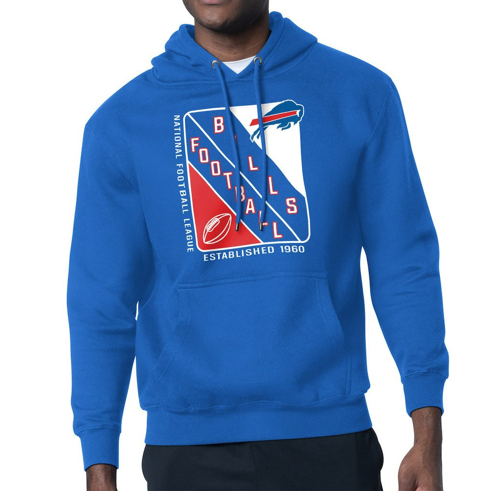 Buffalo Bills Starter Shield Logo Pullover Hoodie Royal