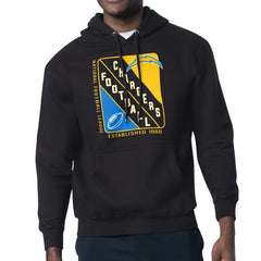 Los Angeles Chargers Starter Shield Logo Pullover Hoodie Black