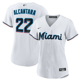 Sandy Alcantara Miami Marlins Nike Women's Home Replica Player Jersey - White Jerseys