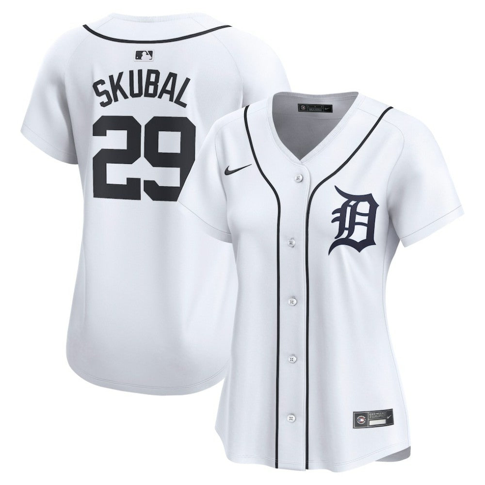MLB Tarik Skubal Detroit Tigers Nike Women's Limited Player Jersey?¨C White
