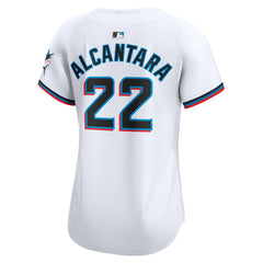 Sandy Alcantara Miami Marlins Nike Women's Home Limited Player Jersey – White Jerseys