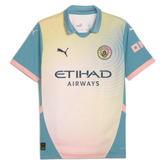 Manchester City 2024/25 Fourth Replica Jersey Blue sale