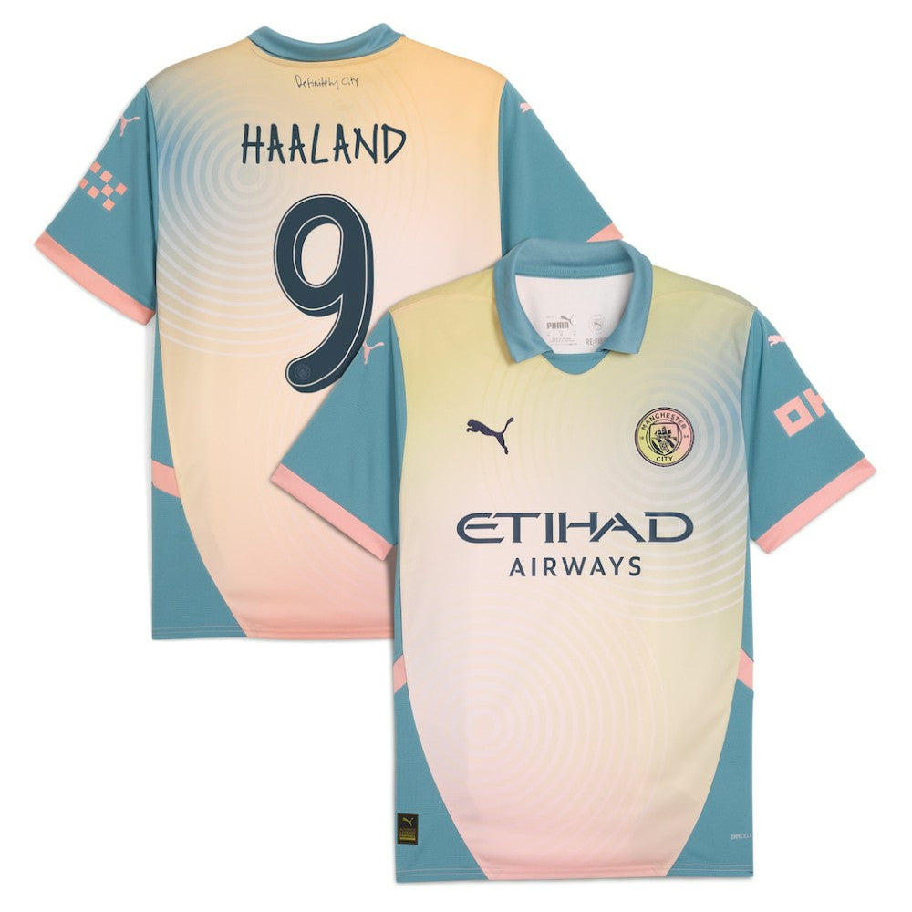 Erling Haaland Manchester City 2024/25 Fourth Replica Player Jersey Blue shop