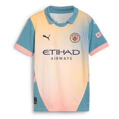 Kevin De Bruyne Manchester City Youth 2024/25 Fourth Replica Player Jersey Blue sale