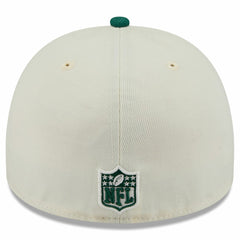 New York Jets New Era 2025 NFL Draft A-Frame 59FIFTY Fitted Hat Cream/Green