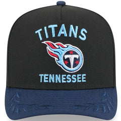 Tennessee Titans New Era 2025 NFL Draft A-Frame 9FIFTY Snapback Hat Black/Navy
