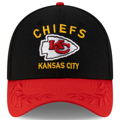 Kansas City Chiefs New Era 2025 NFL Draft 39THIRTY Flex Hat Black/Red