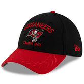 Tampa Bay Buccaneers New Era 2025 NFL Draft 39THIRTY Flex Hat Black/Red