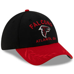 Atlanta Falcons New Era 2025 NFL Draft 39THIRTY Flex Hat Black/Red