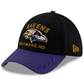 Baltimore Ravens New Era 2025 NFL Draft 39THIRTY Flex Hat Black/Purple
