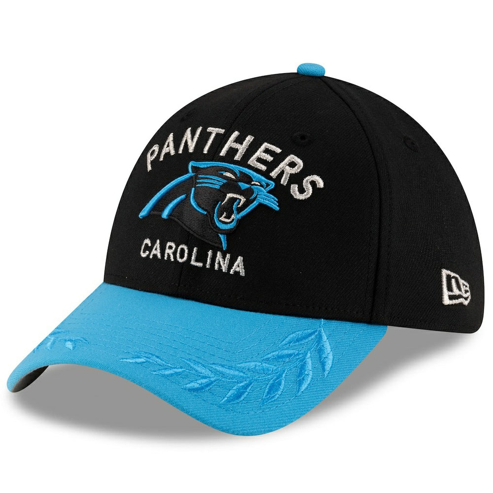 Carolina Panthers New Era 2025 NFL Draft 39THIRTY Flex Hat Black/Blue