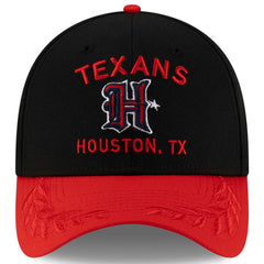 Houston Texans New Era 2025 NFL Draft 39THIRTY Flex Hat Black/Red