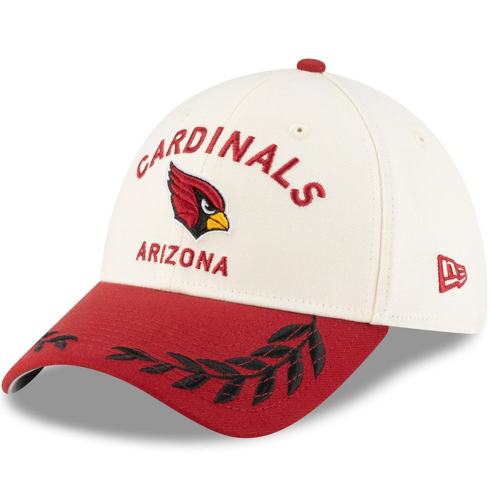 Arizona Cardinals New Era 2025 NFL Draft 39THIRTY Flex Hat Cream/Cardinal