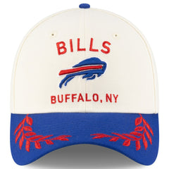 Buffalo Bills New Era 2025 NFL Draft 39THIRTY Flex Hat Cream/Royal