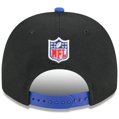 Buffalo Bills New Era Youth 2025 NFL Draft A-Frame 9FIFTY Snapback Hat Black/Royal