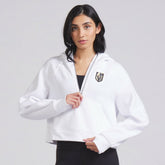 NHL Vegas Golden Knights lululemon Women's Scuba Oversized Half-Zip Hoodie - White