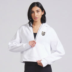 NHL Vegas Golden Knights lululemon Women's Scuba Oversized Half-Zip Hoodie - White